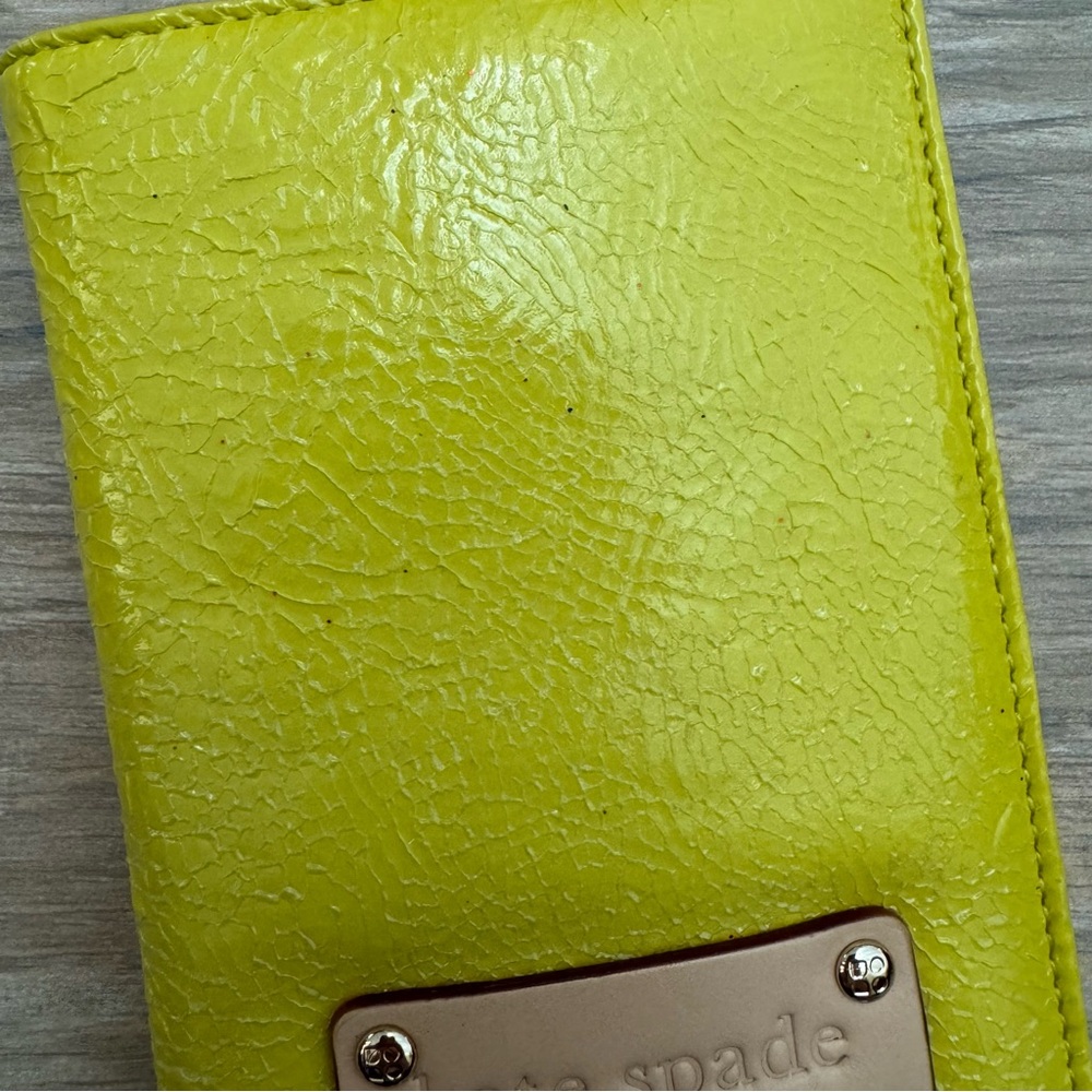 Kate Spade Chartreuse Passport Holder - Picture 9 of 15
